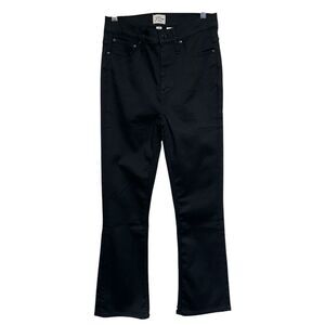 J.Crew Women's 9" Billie Demi Boot Crop Black Denim Jeans, 25